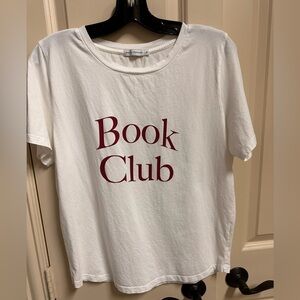 South Parade white graphic Tshirt size medium